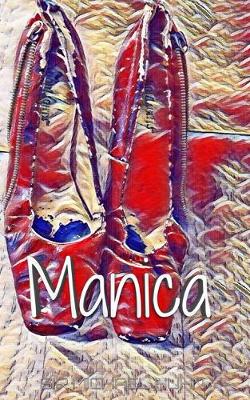 Book cover for Manica Red Pumps Clinton in Blue Dress creative Journal