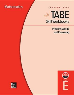 Book cover for Tabe Skill Workbooks Level E: Problem Solving and Reasoning (10 Copies)