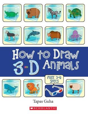 Book cover for How to Draw 3D Animals