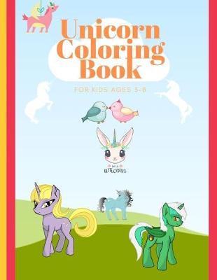 Book cover for Unicorn Coloring Book for Kids Ages 3-8