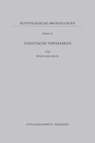 Cover of Thinitische Topfmarken