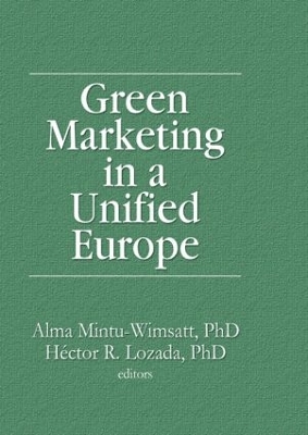 Book cover for Green Marketing in a Unified Europe