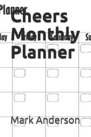 Cover of Cheers Monthly Planner