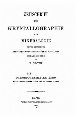 Book cover for Zeitschrift fur Krystallographie und Mineralogie