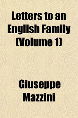 Book cover for Letters to an English Family (Volume 1)