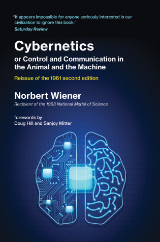 Cover of Cybernetics or Control and Communication in the Animal and the Machine, Reissue of the 1961 second edition
