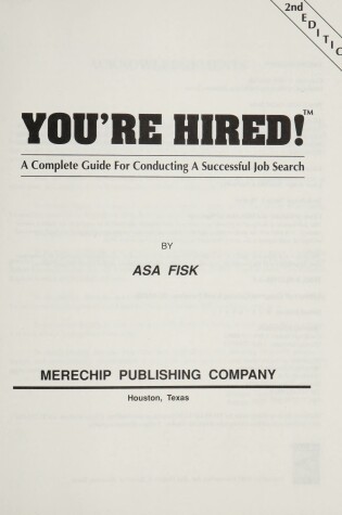 Cover of You're Hired!