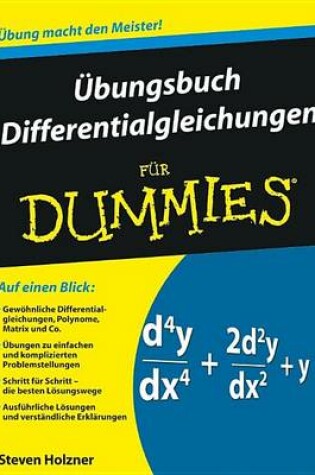 Cover of UEbungsbuch Differentialgleichungen fur Dummies