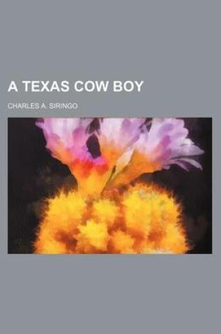 Cover of A Texas Cow Boy