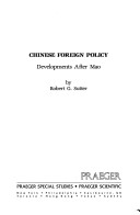 Book cover for Chinese Foreign Policy