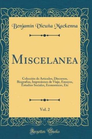 Cover of Miscelanea, Vol. 2