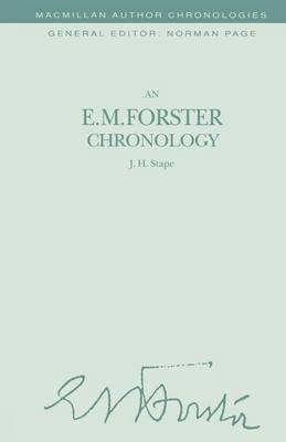 Cover of An E. M. Forster Chronology