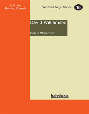 Book cover for David Williamson