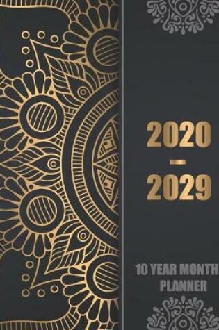 Cover of 10 Year Monthly Planner 2020-2029