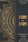 Book cover for 10 Year Monthly Planner 2020-2029