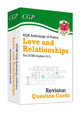 Book cover for GCSE English: AQA Love & Relationships Poetry Anthology - Revision Question Cards