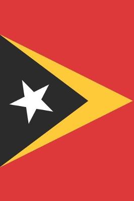 Book cover for East Timor Flag Notebook - Timorese Flag Book - East Timor Travel Journal