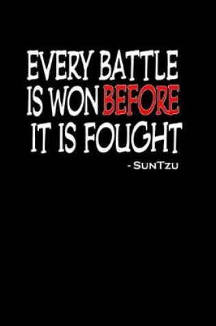 Cover of Every Battle is Won Before It is Fought Sun Tzu