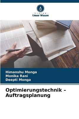 Book cover for Optimierungstechnik - Auftragsplanung