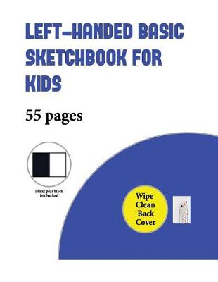 Book cover for Left-Handed Basic Sketchbook for Kids