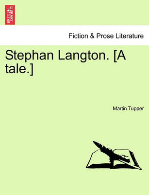 Book cover for Stephan Langton. [A Tale.]