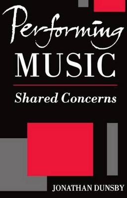 Book cover for Performing Music