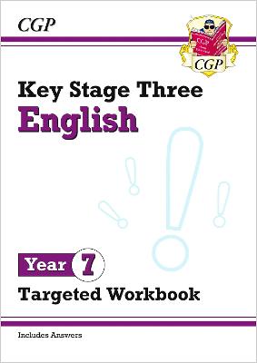 Book cover for KS3 English Year 7 Targeted Workbook (with answers)