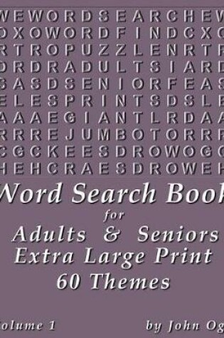 Cover of Word Search Book For Adults & Seniors