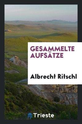 Book cover for Gesammelte Aufsatze