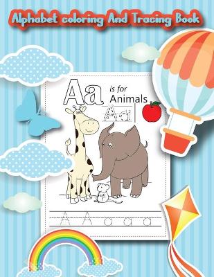 Book cover for Alphabet Coloring And Tracing Book