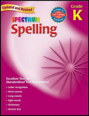 Book cover for Spelling, Grade K