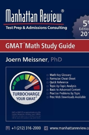 Cover of Manhattan Review GMAT Math Study Guide [5th Edition]