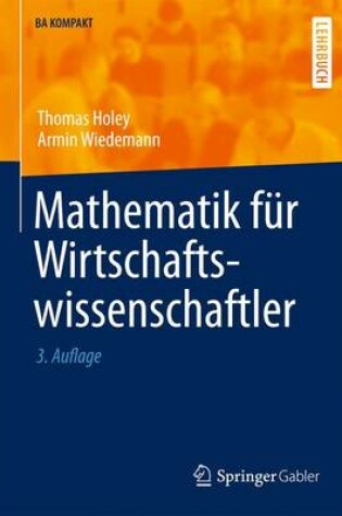 Cover of Mathematik Fur Wirtschaftswissenschaftler