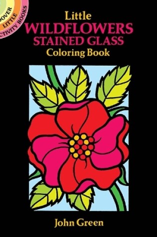 Cover of Little Wildflowers Stained Glass Colouring Book