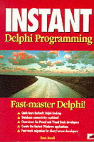 Cover of Instant Delphi Programming