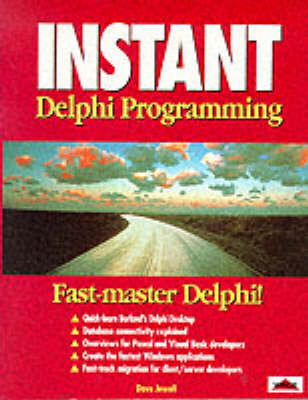 Book cover for Instant Delphi Programming