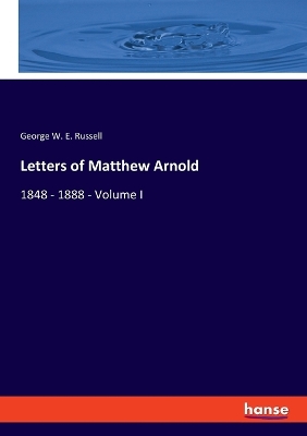 Book cover for Letters of Matthew Arnold