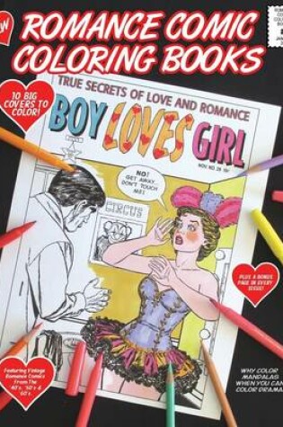 Cover of Romance Comic Coloring Books #3