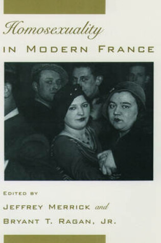 Cover of Homosexuality in Early Modern France