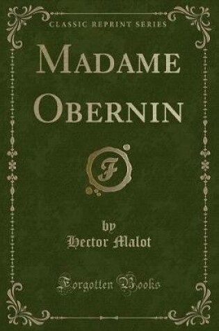 Cover of Madame Obernin (Classic Reprint)