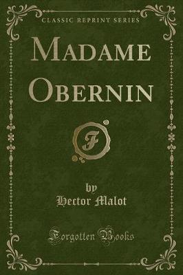 Book cover for Madame Obernin (Classic Reprint)