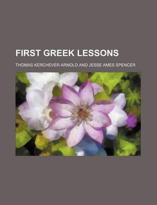 Book cover for First Greek Lessons