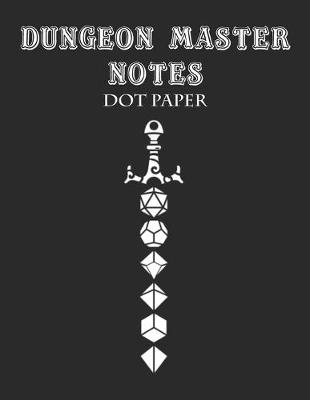 Book cover for Dungeon Master Notebook, DOT PAPER 120 pages