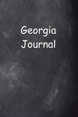 Book cover for Georgia Journal Chalkboard Design
