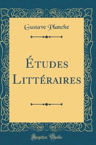 Cover of Études Littéraires (Classic Reprint)