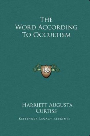 Cover of The Word According to Occultism