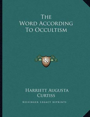 Book cover for The Word According to Occultism