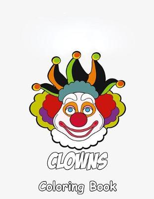 Book cover for Clowns Coloring Book