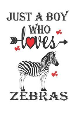 Book cover for Just a Boy Who Loves Zebras