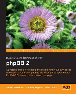 Book cover for Building Online Communities with phpBB